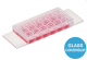 81817-90, µ-Slide 18 Well Glass Bottom, Bulk Pack 90: #1.5H (170 µm +/- 5 µm) D 263 M Schott glass, sterilized, individually packed