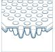 Certified Thin Wall 96 x 0.2ml Low Profile PCR Plates, Semi Skirted,  White,  10 pcs/pk