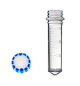 E1420-0301, 2.0ml Graduated Conical Tube with EasyGrip Screw Cap White/Blue (Sterile), 250 pcs