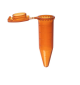 E1450-5007, Centrifuge tube, 5ml, flip cap, conical, amber, 200 pcs