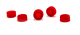 E1480-0104, Standard Caps for Screw Cap Microtubes, red, 500 pcs