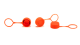E1480-203, Tethered Cap for Screw Cap Microtubes, orange, 500 pcs