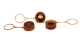 E1480-207, Tethered Cap for Screw Cap Microtubes, amber, 500 pcs