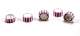 E1480-0305, EasyGrip Cap, White / Violet, 500 pcs
