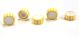 E1480-0306, EasyGrip Cap, White / Yellow, 500 pcs
