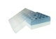 E2325-5021, Rack 5.0ml tubes, blue, 3 pcs