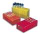 E2345-1099, Combi-Mini Tube Rack, Neon mixed, 5 pcs