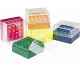 25-Place Polycarbonate Storage Box,  Green,  5 pcs/pk