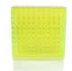E2383-5006, 81-Place Cryogenic Storage Box, Yellow, 5 pcs