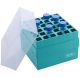 P20604, Centrifuge Tube Box, PP, 15 mL, Green colour, 36 Place (6 x 6 Array) - 4 un