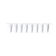 RT-STR8-LW120, qPCR 8-tube strip, 0.1ml, low profile, white, 1 bag, 120 strips